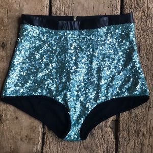 Sequined Shorts